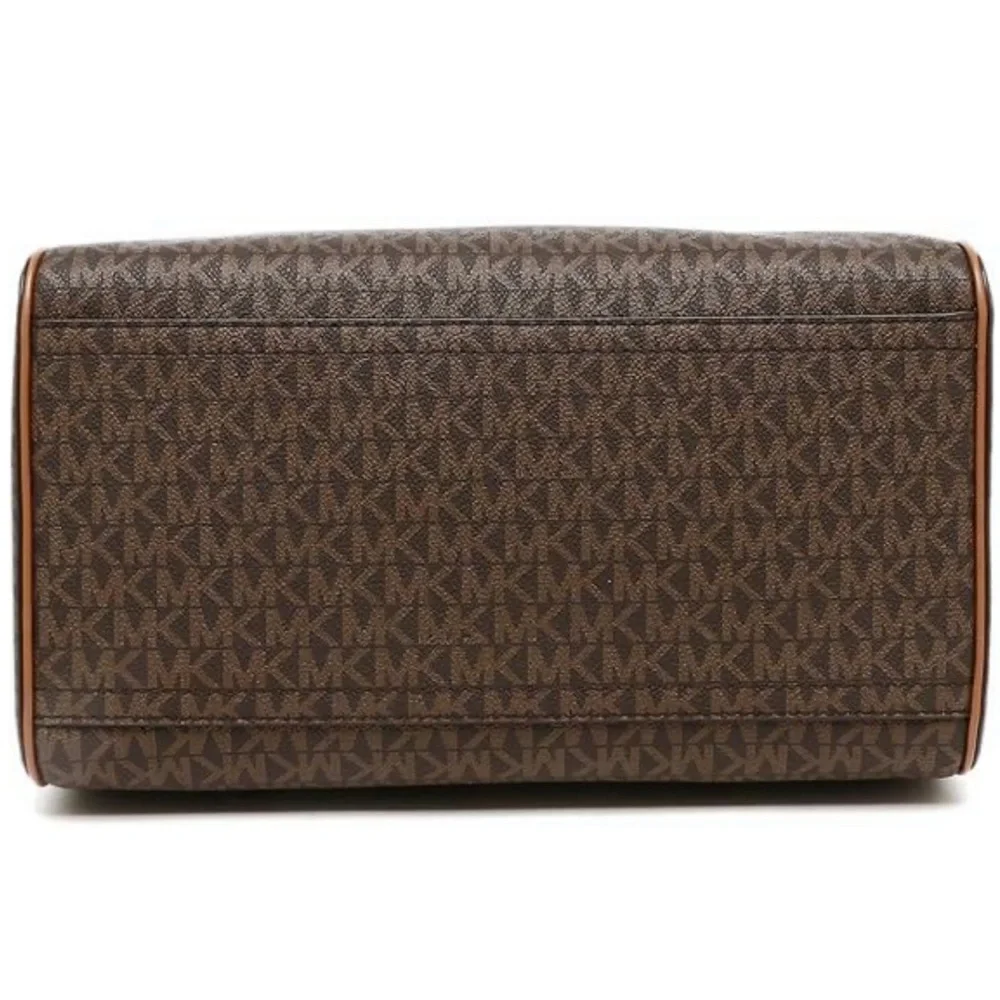 Michael Kors Medium Duffel Travel Satchel - Leather/Coated - Picture 11 of 13